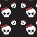 Wrapping Paper Skull With Bow