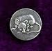 Rat or Mouse Pewter Buttons (Card of 4) 7/8