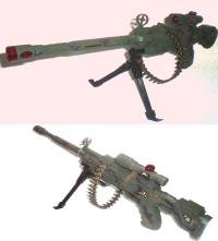 Army Force Battery Operated Sub Machine Gun Scatter Rifle With Rotating Bullets And Sounds
