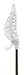 STX Xcalibur Strung Lacrosse Head (White)