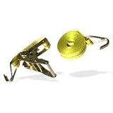 Buy 1 X 15' Heavy Duty Ratchet Cargo Tie Down Strap by CVF Supply