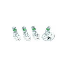 BT Studio 1500 - DECT Cordless Phone - With Digital Answer Machine - Quad Pack - White