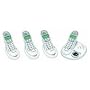 BT Studio 1500 - DECT Cordless Phone - With Digital Answer Machine - Quad Pack - White