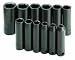 S K Hand Tools (SKT4082) 12 Piece 3/8 Drive Metric Deep 6 Point Impact Socket Set