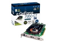 EVGA GeForce 7950GT Knock-out 512MB DDR3 Grafikkarte PCI-Express 560 MHz HDTV-Out, 2x DVI, Dual DVI/, Retail