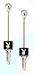 Set of Playboy key earrings