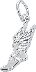 Childrens Toyshop  Jewelry : Winged Shoe Charm by Rembrandt Charms