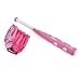 Wilson Girls Pink T-Ball Glove & Bat Bundle