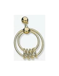 14k Fancy Tube Multiple Hoop Earrings