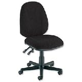 Trexus Intro Operators Chair PCB High Back H490mm Seat W490xD450xH440-560mm Charcoal