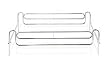 Siderails and Halfrails - Small Gap Clamp-On Halfrail - 1 Pair - Model MDS89697