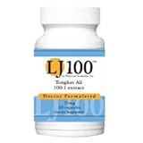 Tongkat Ali LJ100 (100 to 1 Extract) 25 Mg , 30 Caps - Endorsed Dr. Ray Sahelian, M.D., Author of Natural Sex Boosters