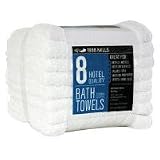 1888 Mills Bath Towels Commercial quality - 8ct by 1888 Mills