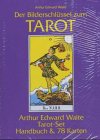 Produkt-Bild: Tarotkarten, Arthur Edward Waite Tarot-Set, m. Handbuch 'Der Bilderschl&uuml;ssel zum Tarot'
