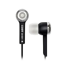 Coby Jammerz High-Performance Isolation Stereo Earphones CVE52BLK (Black) by