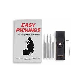 Lock Picking Set PXS-05L 5 Piece Lock Pick Set w/ FREE Easy Picking Booklet -