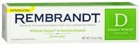 Rembrandt Plus Rembrandt Plus Deeply White Plus Peroxide Toothpaste, Fresh Mint 2.6 oz (Pack of 2)