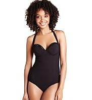 Underwired Bead Halterneck Swimsuit