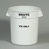 10 Gal Brute ice Only Container, whi