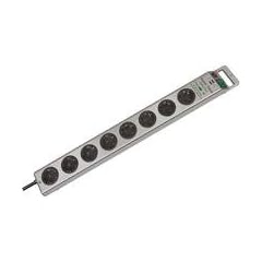 Brennenstuhl SuperSolid Sicherheits Steckdosenleiste (8-fach) silber