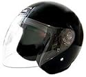 Open Face Motorcycle Helmets Scooter Helmet 20Black