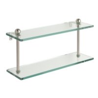 Allied Brass 22 DOUBLE SHELF PR-2/22-BKM