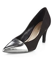 Limited Collection Toe Cap Court Shoes