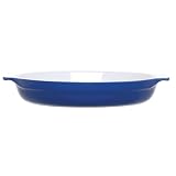 Emile Henry 10.75 Inch Oval Gratin Dish, Azur by Emile Henry