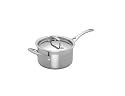 Le Creuset 3-Ply Stainless Steel Saucepan with Lid, 18 cm
