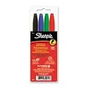 Sharpie Fine Point Permanent Markers, 4 Colored Markers (30074)
