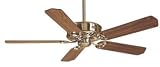 Hunter Ceiling Fans 23248 The Paramount XP Fan - Bright Brass Traditional Indoor Fan 54 Span