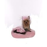 Cha-Cha Couture Boa Pet Hair Clip (Hot Pink)