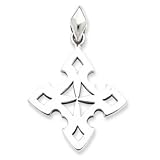 Sterling Silver Gothic Pendant - JewelryWeb