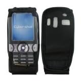 Sony-Ericsson K550i, K550im Black Leather Case