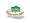 14K Yellow Gold Genuine Oval Emerald 3-Stone Ring - Size 4