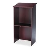 Stand-Up Lectern, 23w x 15-3/4d x 45-7/8h, Mahogany