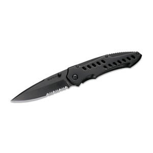 Buck Knives Stealth Pilot, Black Oxide Blade and Handle, Black Clip by Buck Knives