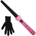Enzo Milano Professional 25mm/18mm Grande Conico Pink Clipless Curling Iron