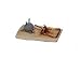 Mausefalle mit Maus Ratte Küche Miniatur für Puppenstube Puppenhaus Maßstab 1:12