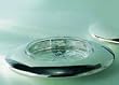 Individual Flat Silver Caviar Server