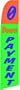 0 Down Payment (Orange & Green) Feather Flag (11.5 x 2.5 Feet)