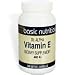 Basic Nutrition DL-Alpha Vitamin E, 400 IU, Softgel Capsules - 240 ea Image