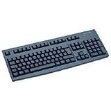 Classic Keyboard 104 Keys PS2 Connection Euro Keys Black