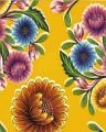 12 Yards of Bloom Yellow Vinyl Mexican Oilcloth Fabric from Dakat Studio Goods (Width 47 inches)