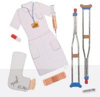Darice Finishing Accents 3-D Embellisments - Nurse - Six Packages