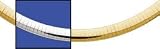 6mm 14K Two Tone Gold Reversible Omega