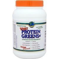 Whey Protein Greens+ Orange Greensicle by Greens Plus (26.3 oz. Powder)