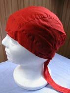 Do-rag Durag - Solid Red - Cotton - One size