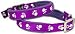 Omni Pet Padded Dog Collar - Purple Paws 20