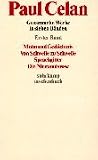 Gesammelte Werke in sieben B�nden.: Bd. 1: Gedichte 1. Bd. 2: Gedichte 2. Bd. 3: Gedichte 3. Prosa. Reden. Bd. 4: �bertragungen 1. Zweisprachig. Bd. ... aus dem Nachla� (suhrkamp taschenbuch)